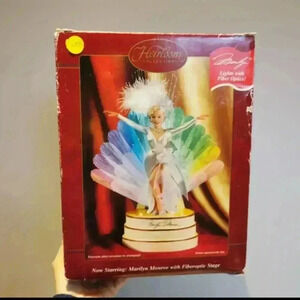 Vintage large Marilyn Monroe fibre optic plug  in ornament